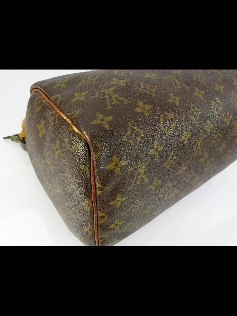 Louis Vuitton Brown Monogram Duffel Bag with Vachetta Trim